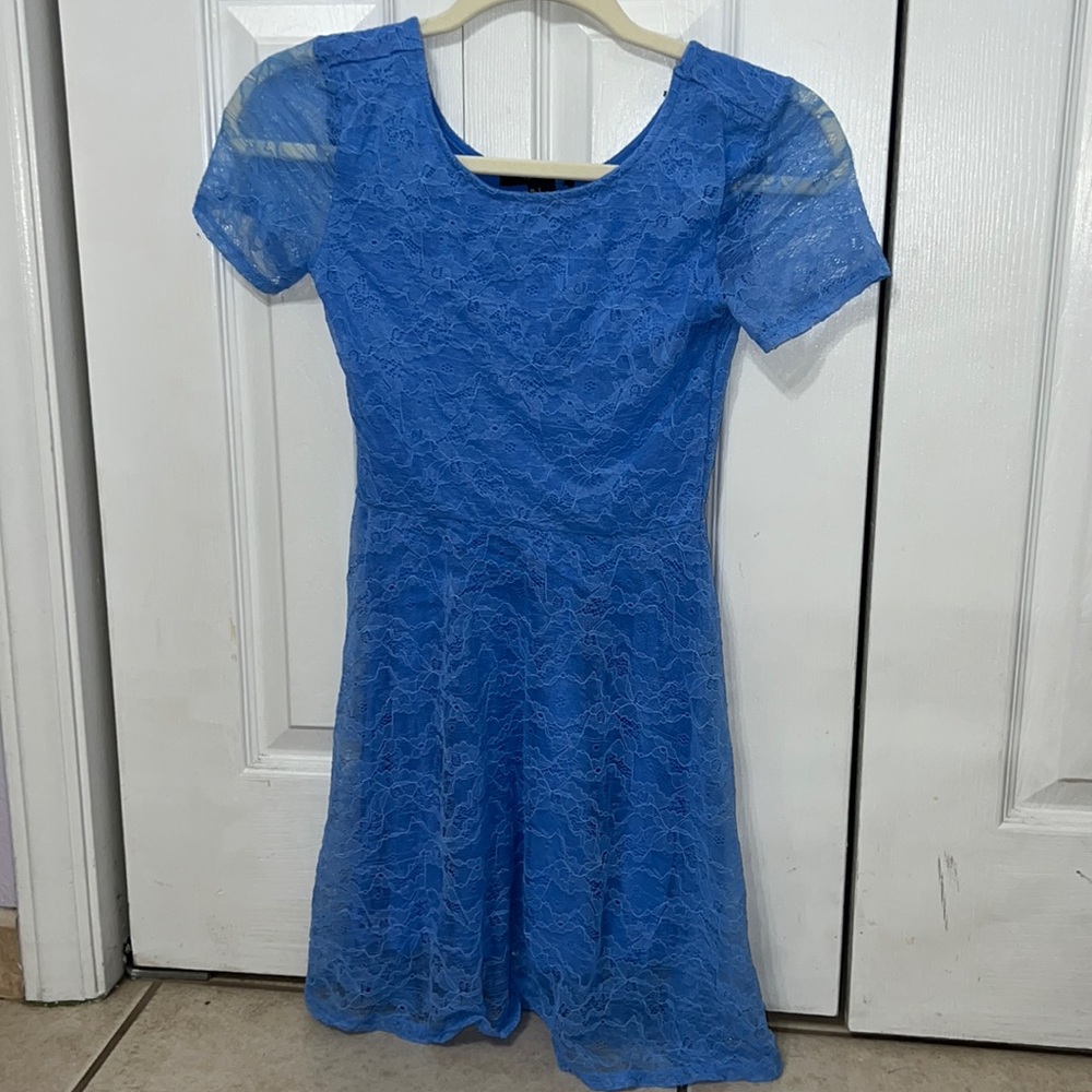 Blue Lace Dress